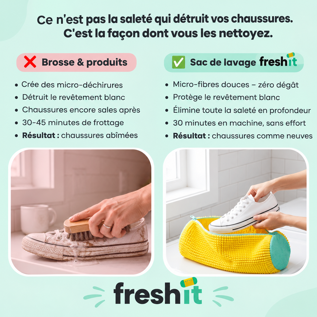 Brosse ou lavage en machine : quelle méthode choisir pour nettoyer ses baskets